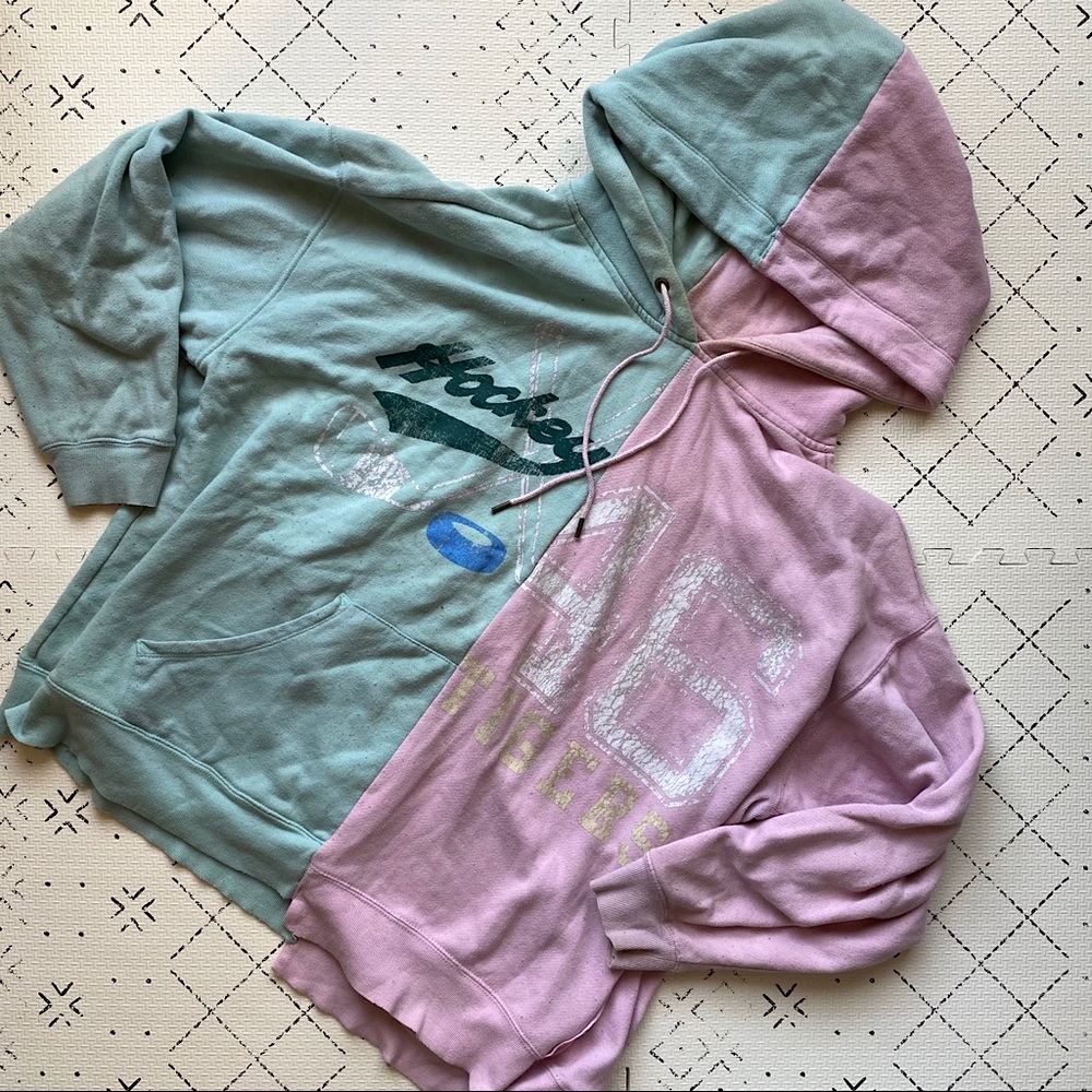 Free People two toned hoodie